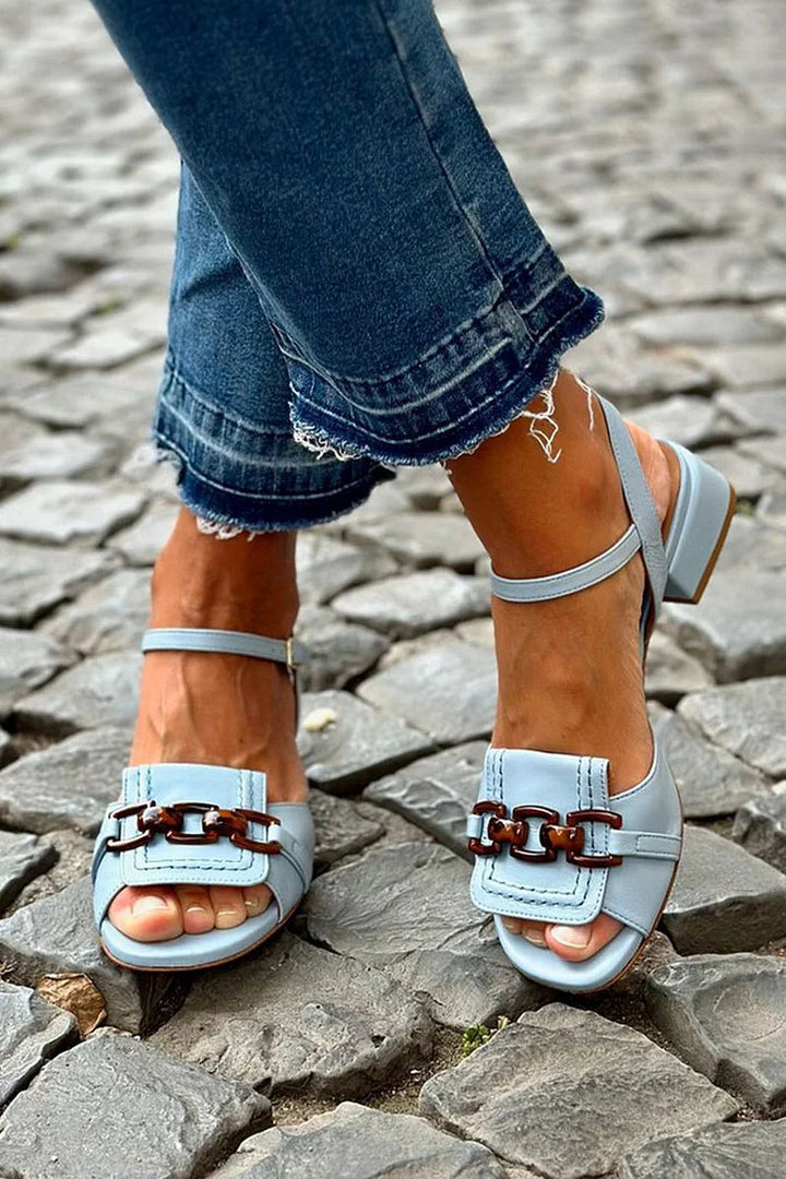Mirella Milano | Azzurra Sandali Eleganza Costiera