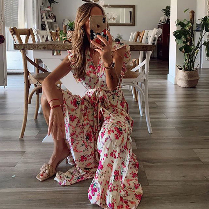 Shera - Abito Maxi Floreale