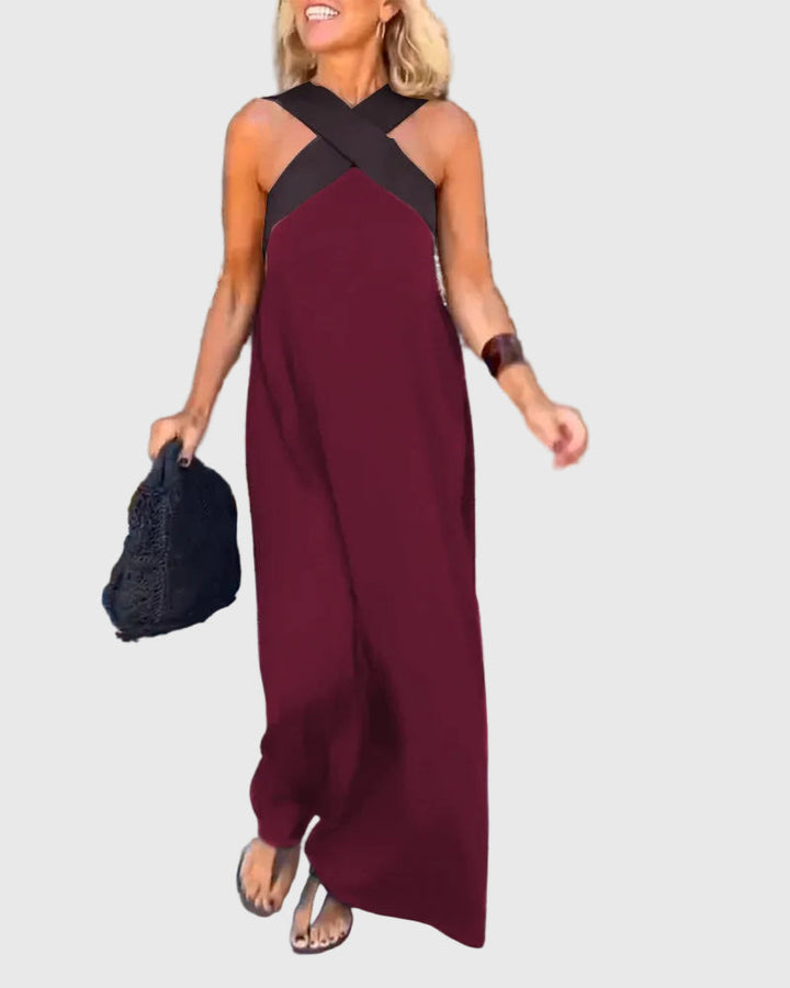 Elena | Abito Maxi Fluido Elegante