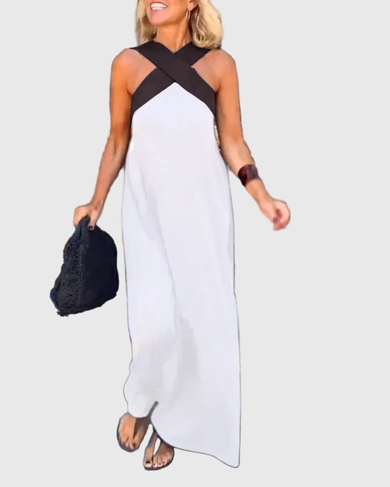 Elena | Abito Maxi Fluido Elegante