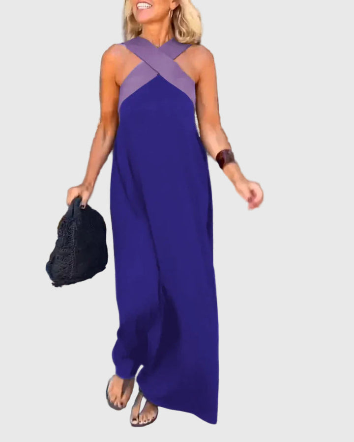 Elena | Abito Maxi Fluido Elegante