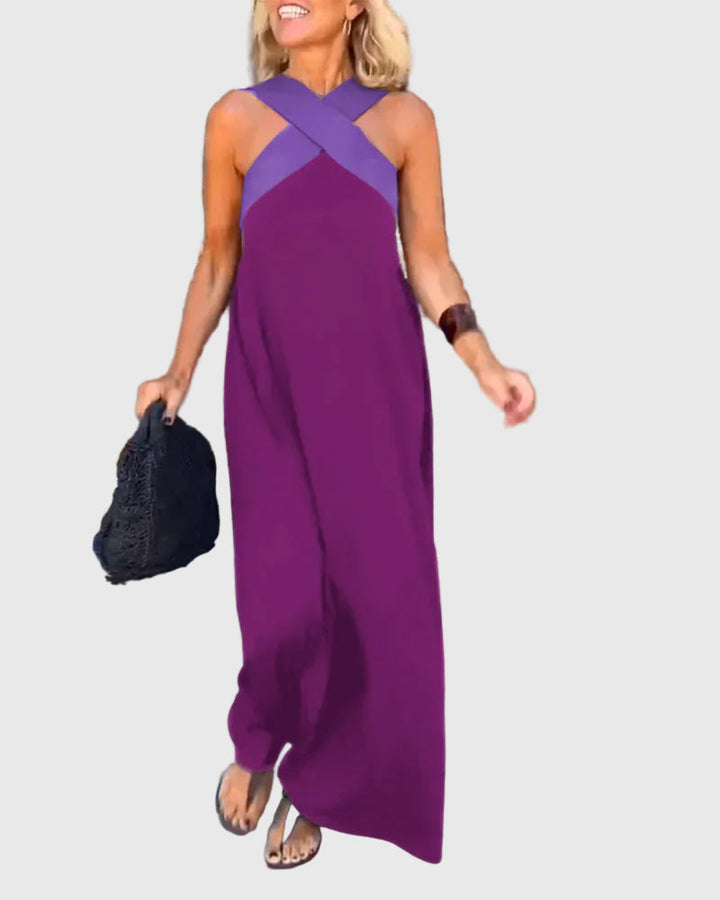 Elena | Abito Maxi Fluido Elegante