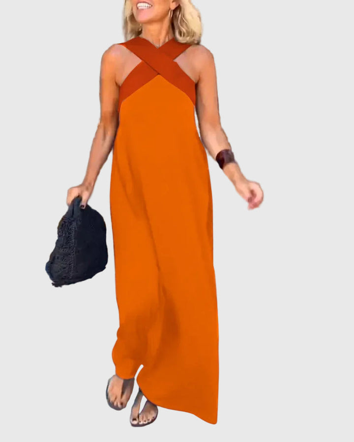 Elena | Abito Maxi Fluido Elegante