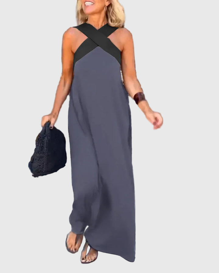 Elena | Abito Maxi Fluido Elegante