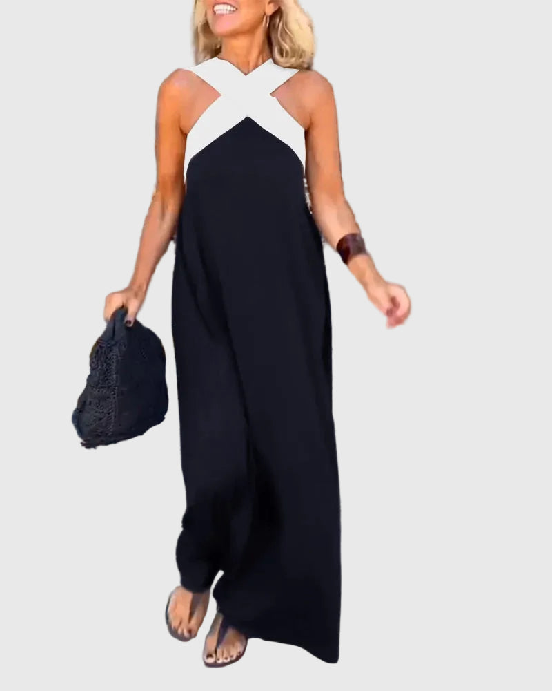 Elena | Abito Maxi Fluido Elegante