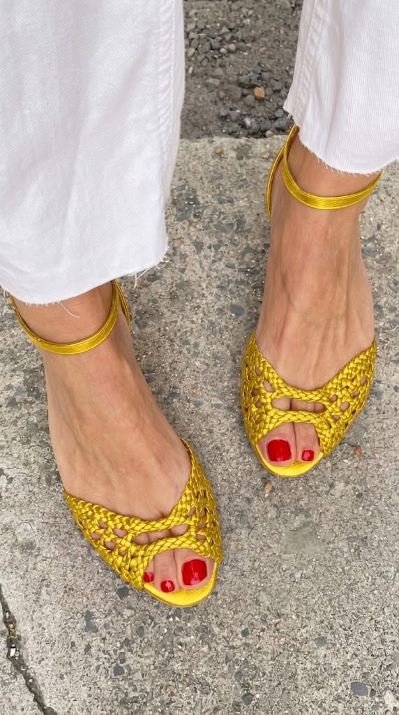 Mirella Milano | Isadora Sandali Intrecciati Dorati