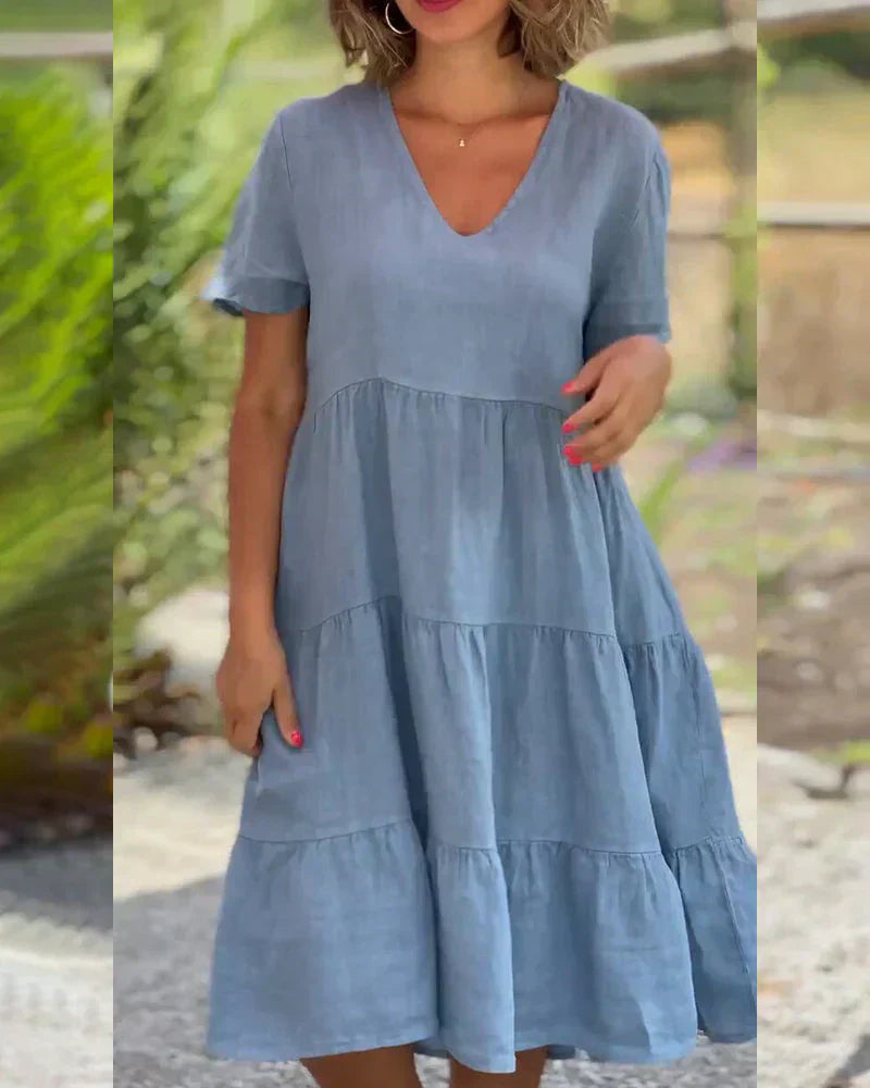 Bexley - Abito estivo casual con scollo a V