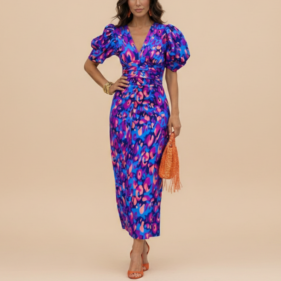 Clara | Abito midi elegante e intramontabile