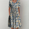 Floreale Blu chiaro