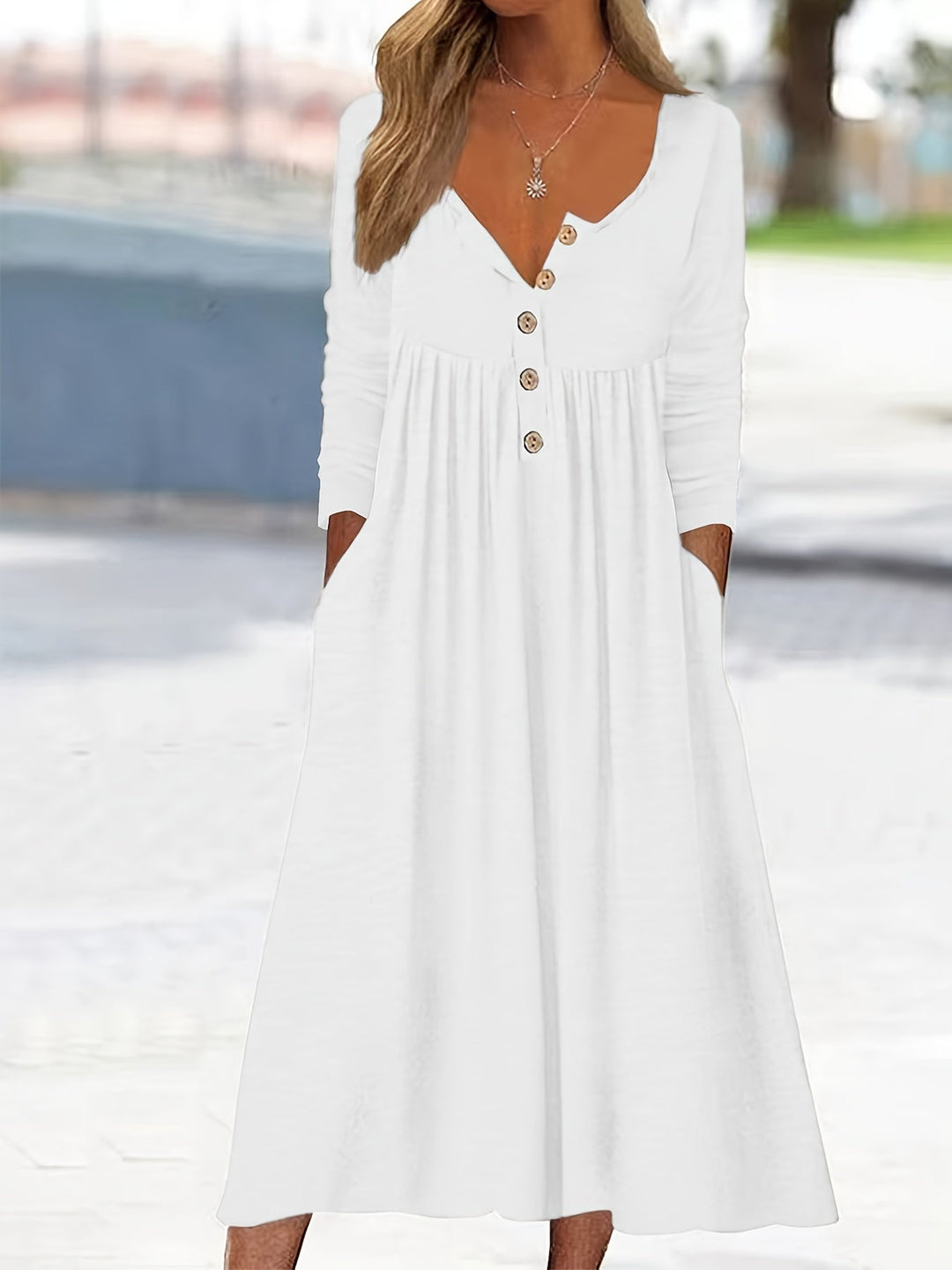 ZARA | ABITO MIDI CON BOTTONI SUL DAVANTI