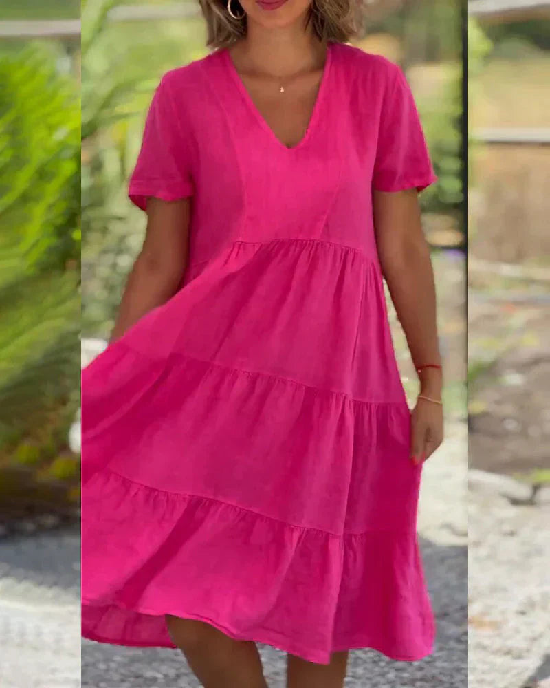 Bexley - Abito estivo casual con scollo a V