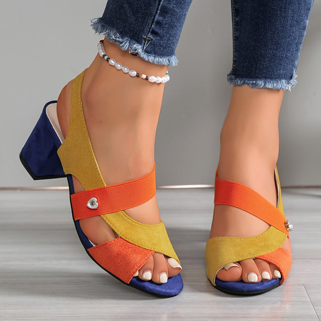 Linda | Tacchi a blocco ortopedici comfort