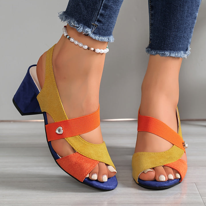 Linda | Tacchi a blocco ortopedici comfort