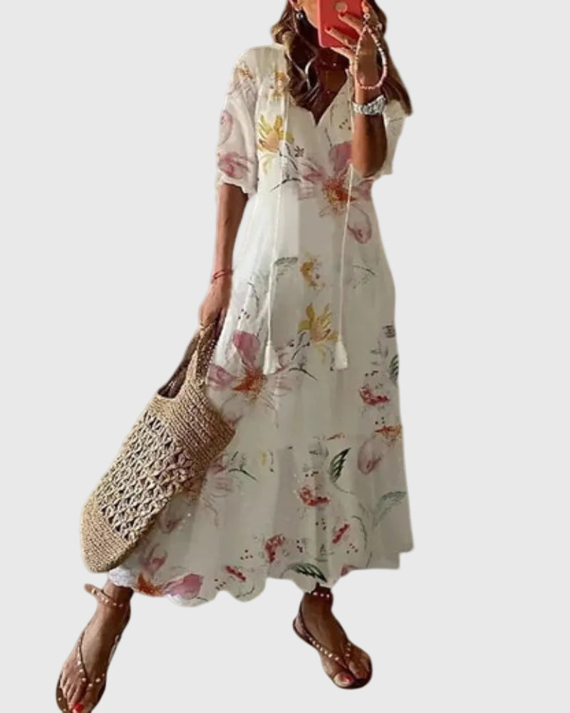 Amalia | Abito Maxi Estivo Vintage Boho