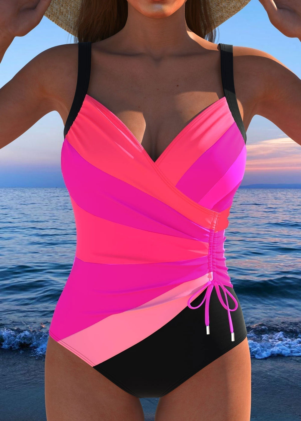 Éloria – Costume da Bagno Elegante a Stampa Colorata