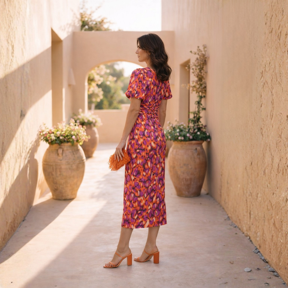 Clara | Abito midi elegante e intramontabile