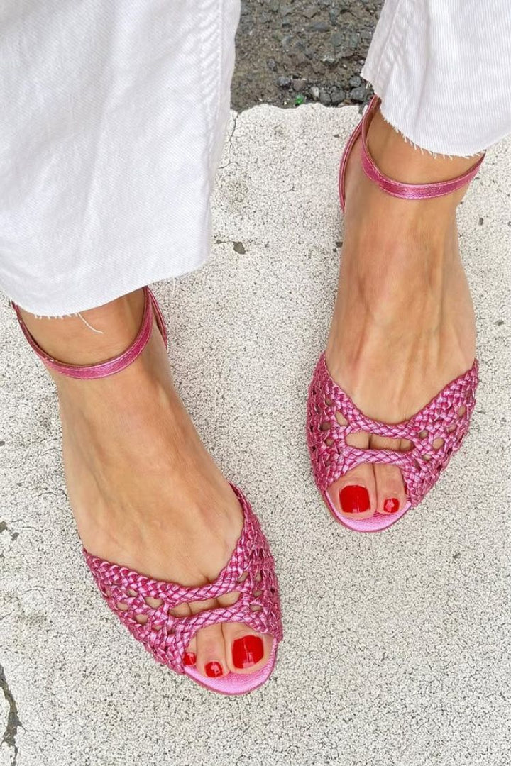 Mirella Milano | Isadora Sandali Intrecciati Dorati