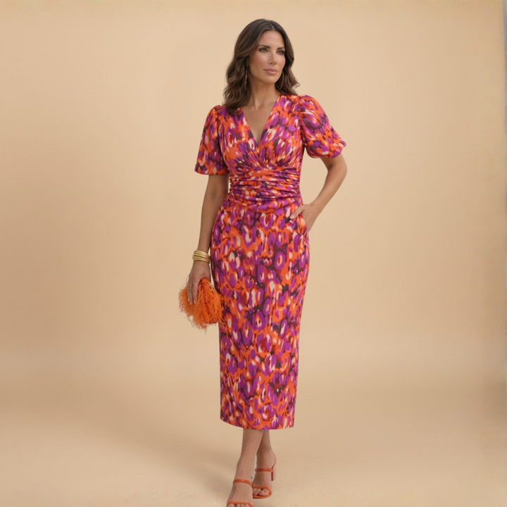Clara | Abito midi elegante e intramontabile