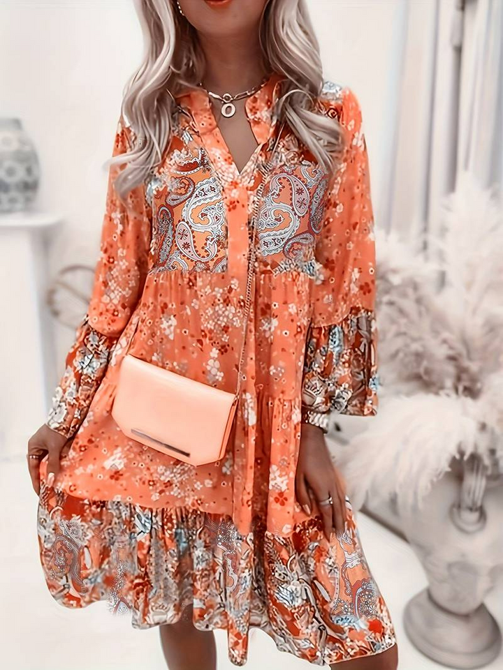 Eira - Abito Boho Stampato