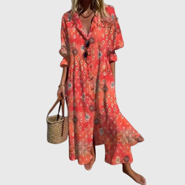 Zariah | Abito Maxi Bohémien Elegante