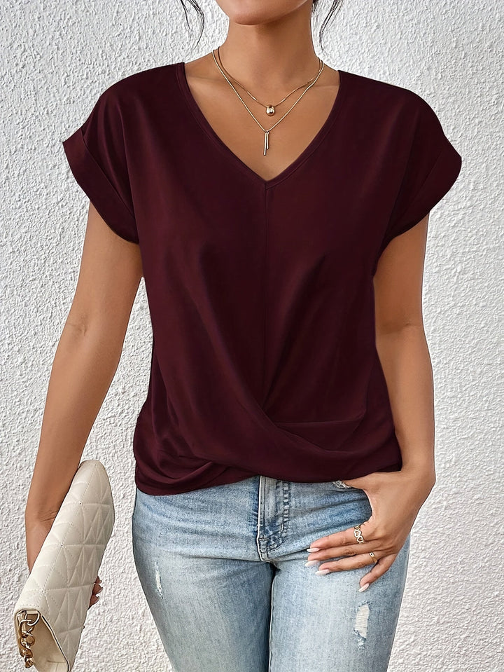 Louise | T-shirt con Scollo Elegante