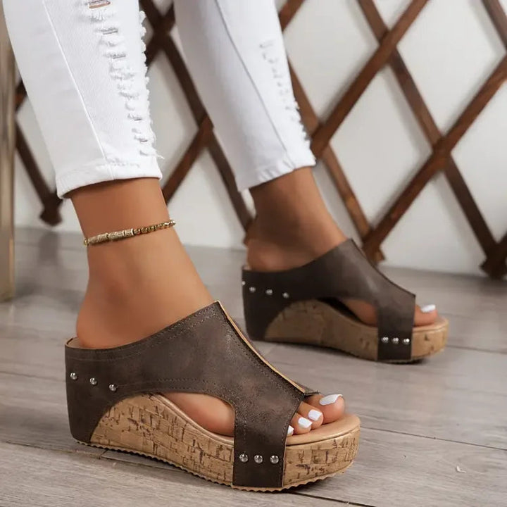Marcella | Sandali con zeppa comfort