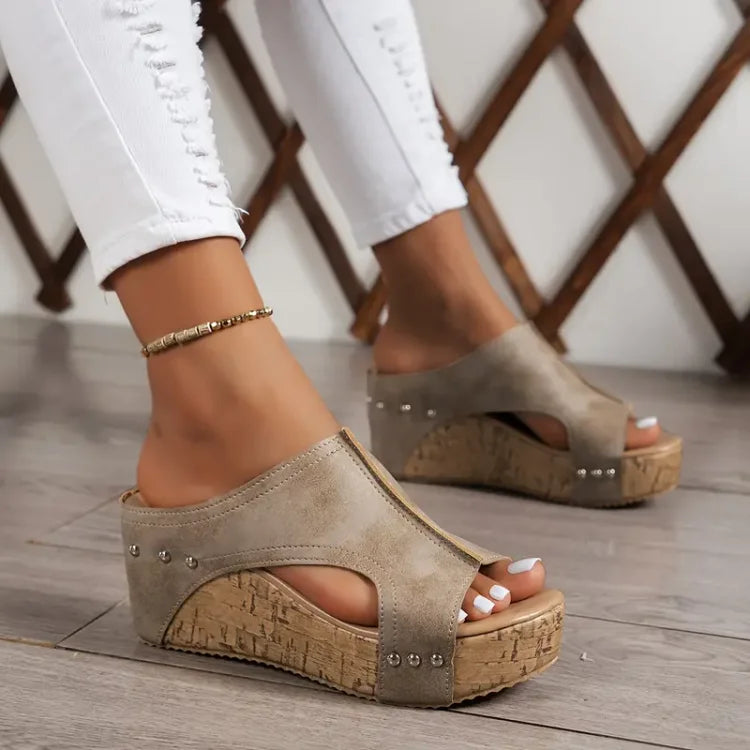 MELISSA – Sandali con zeppa comfort