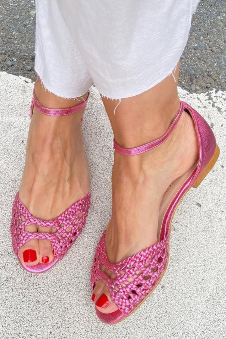 Mirella Milano | Isadora Sandali Intrecciati Dorati