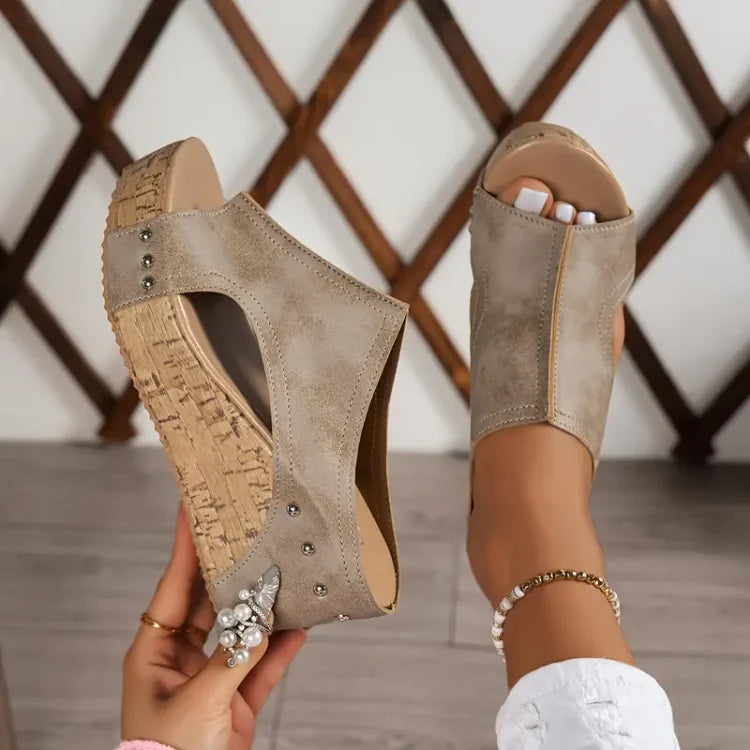 MELISSA – Sandali con zeppa comfort