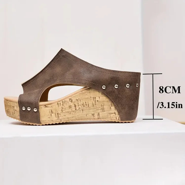 MELISSA – Sandali con zeppa comfort