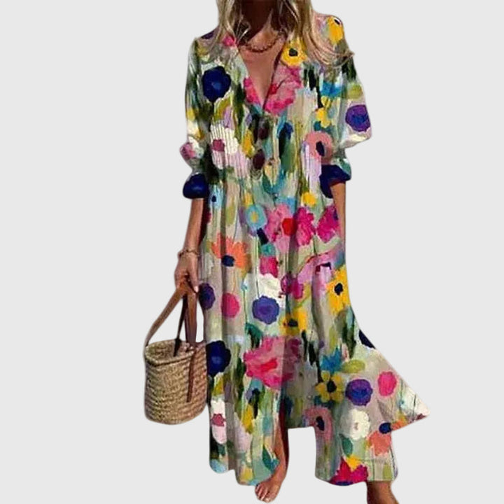 Zariah | Abito Maxi Bohémien Elegante