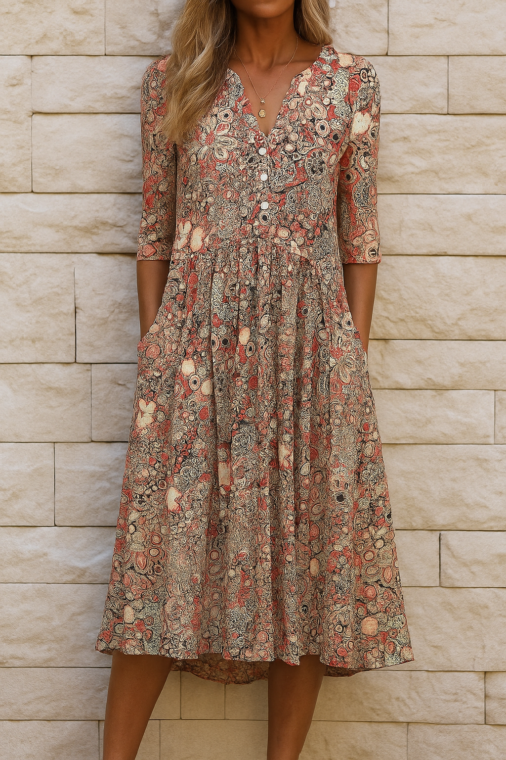 Harlow | Abito Elegante con Scollo a V
