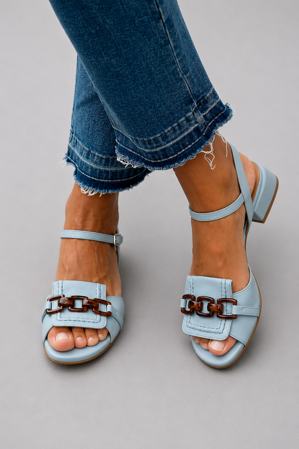 Mirella Milano | Azzurra Sandali Eleganza Costiera