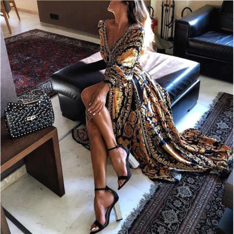Faye - Abito Stampato Boho