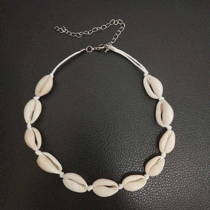 LS | Girocollo in conchiglie stile costiero da donna