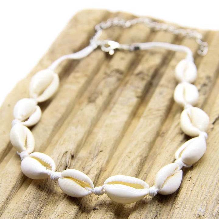LS | Girocollo in conchiglie stile costiero da donna