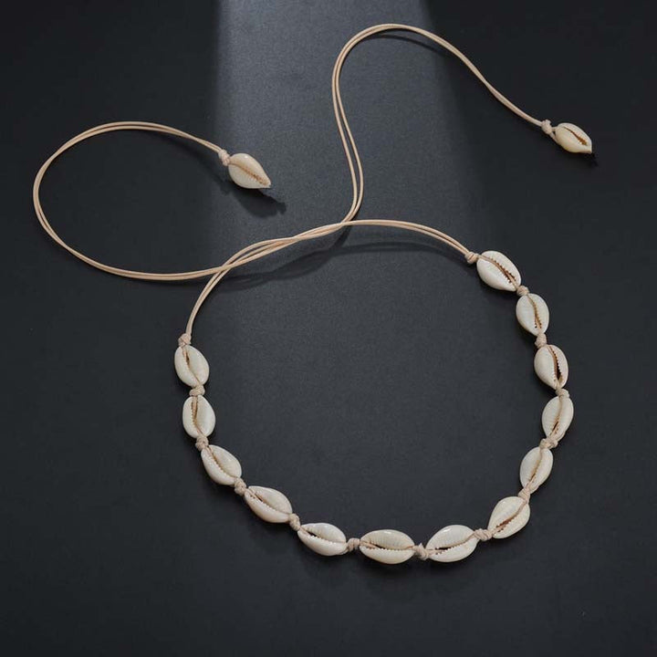 LS | Girocollo in conchiglie stile costiero da donna