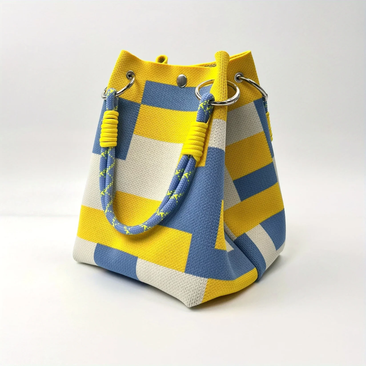 LS | Mini secchiello color block da donna