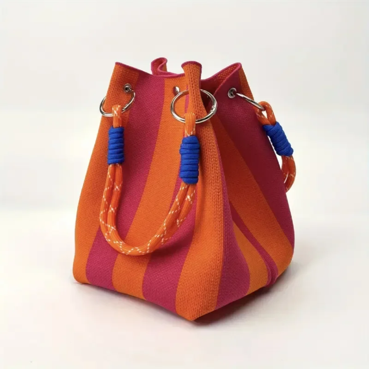 LS | Mini secchiello color block da donna