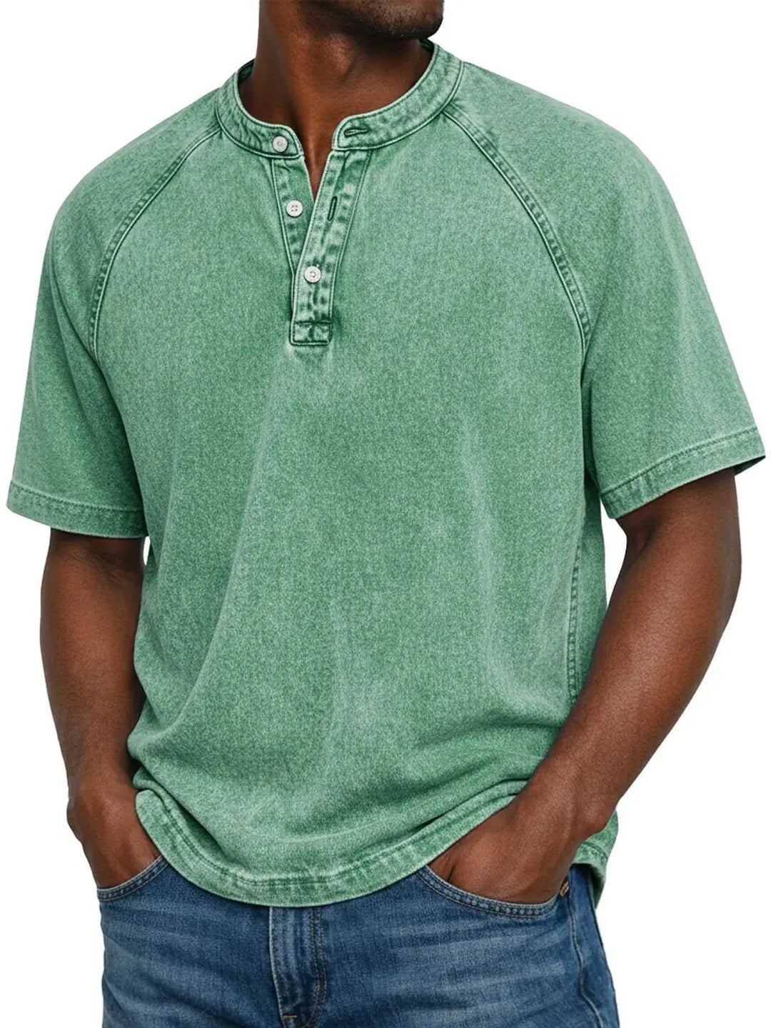 Alvaro | Camicia Vintage con Bottoni da Uomo