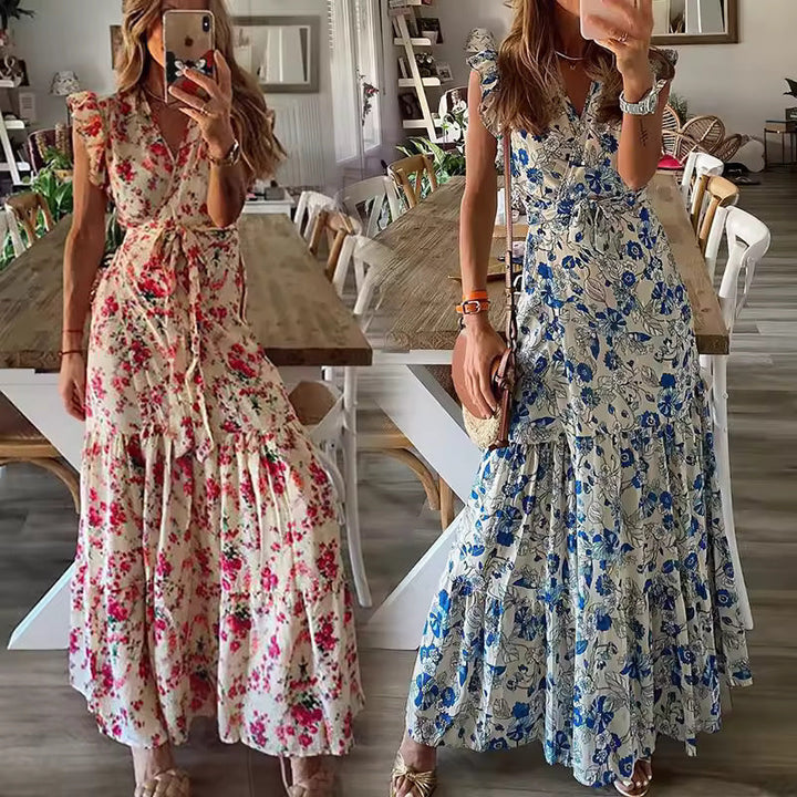Shera - Abito Maxi Floreale
