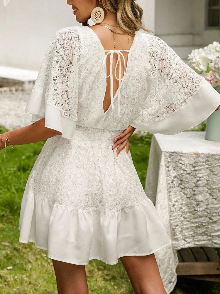 Carole - Abito in Pizzo Bohémien