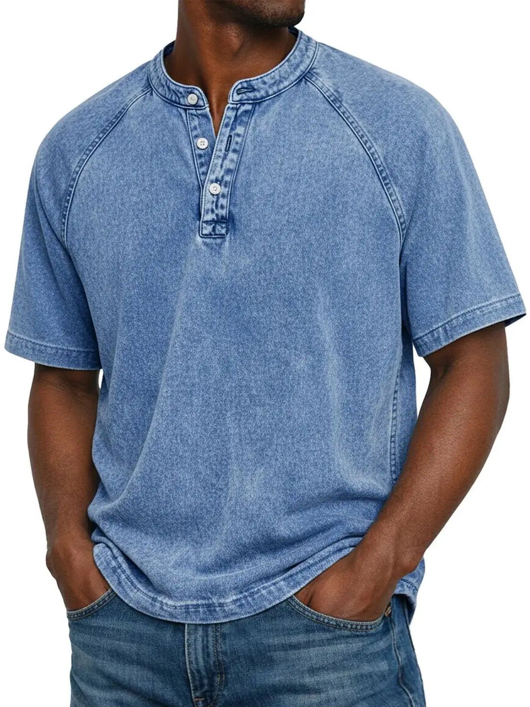 Alvaro | Camicia Vintage con Bottoni da Uomo