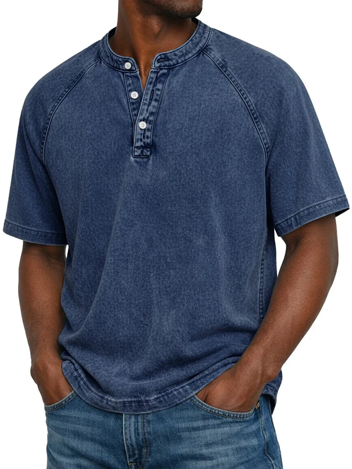 Alvaro | Camicia Vintage con Bottoni da Uomo