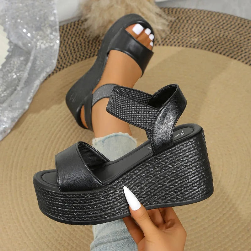Beatrice | Sandali infradito con zeppa