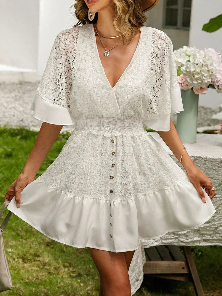 Carole - Abito in Pizzo Bohémien