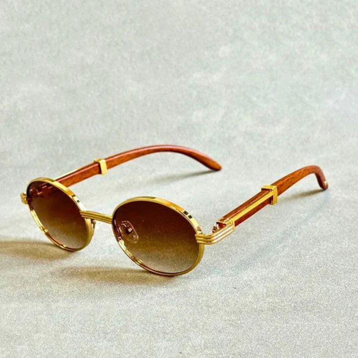 Occhiali da sole rotondi vintage Solara