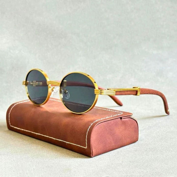 Occhiali da sole rotondi vintage Solara