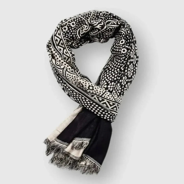 Foulard in cotone fantasia unisex
