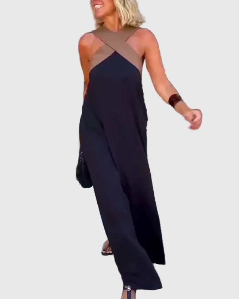 Elena | Abito Maxi Fluido Elegante